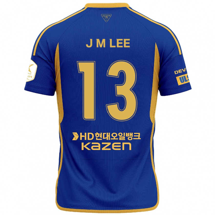 Kandiny Bambino Maglia Myung-Jae Lee #13 Blu Giallo Kit Gara Home 2024/25 Maglietta