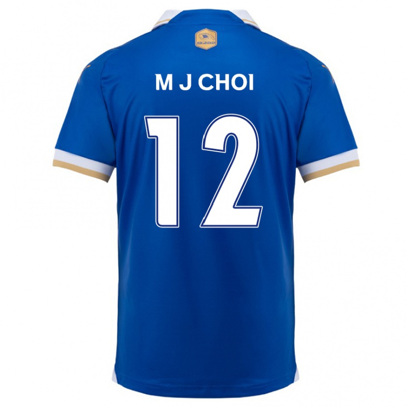 Kandiny Kinderen Ji-Moog Choi #12 Blauw Wit Thuisshirt Thuistenue 2024/25 T-Shirt