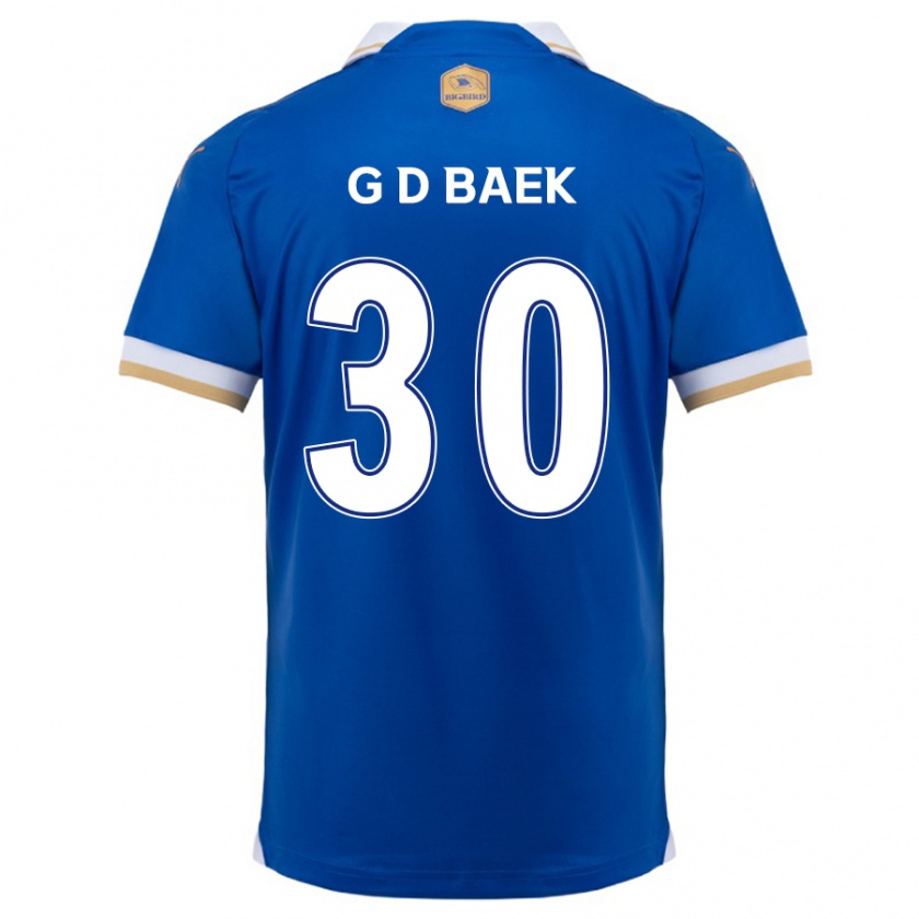 Kandiny Kinderen Dong-Gyu Baek #30 Blauw Wit Thuisshirt Thuistenue 2024/25 T-Shirt België