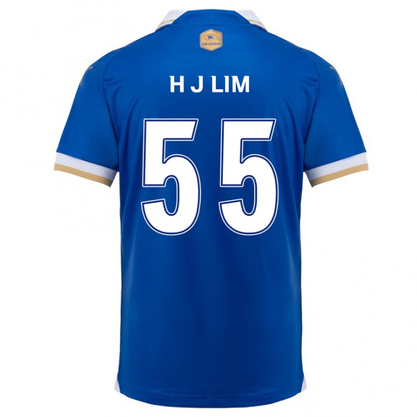 Kandiny Kinderen Ji-Hoon Lim #55 Blauw Wit Thuisshirt Thuistenue 2024/25 T-Shirt België