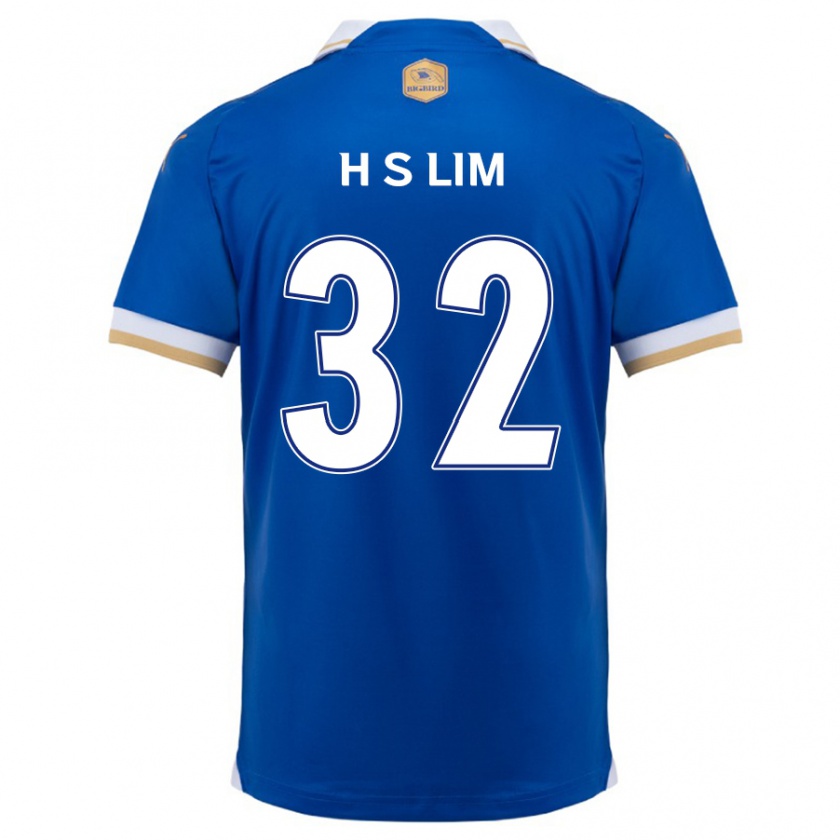 Kandiny Kinderen Seong-Hyeon Lim #32 Blauw Wit Thuisshirt Thuistenue 2024/25 T-Shirt