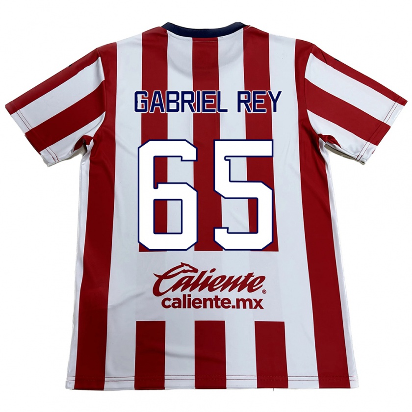 Kandiny Kinder Luis Gabriel Rey #65 Rot-Weiss Heimtrikot Trikot 2024/25 T-Shirt Österreich