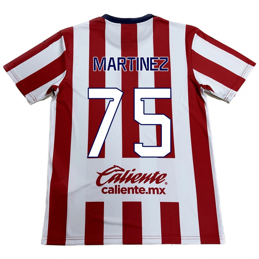 Kandiny Bambino Maglia Isaac Martínez #75 Rosso Bianco Kit Gara Home 2024/25 Maglietta