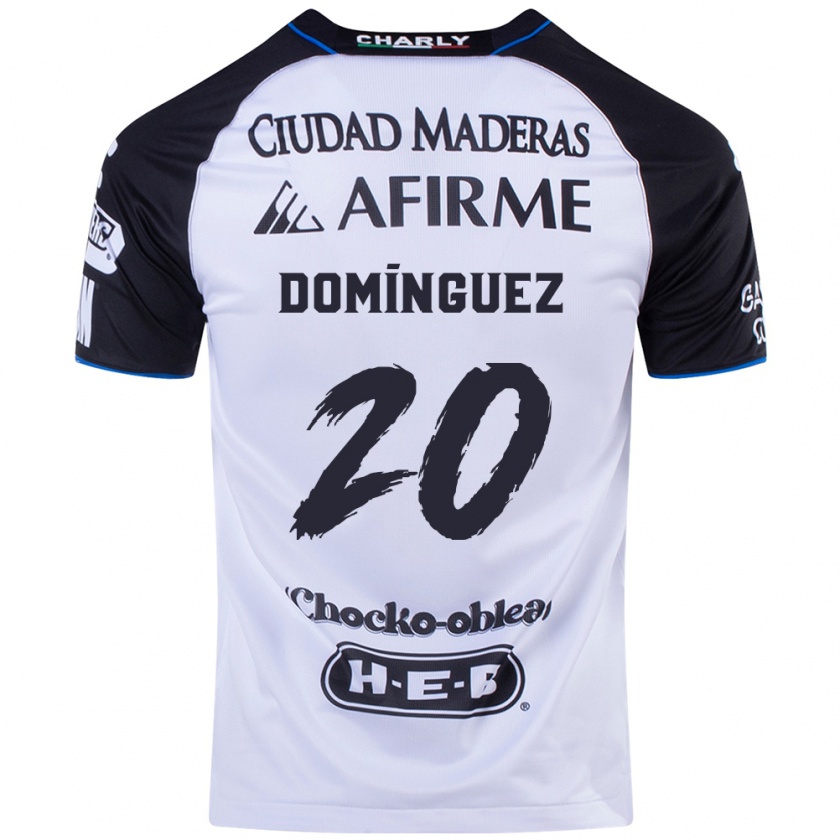 Kandiny Niño Camiseta Misael Domínguez #20 Azul Negro 1ª Equipación 2024/25 La Camisa