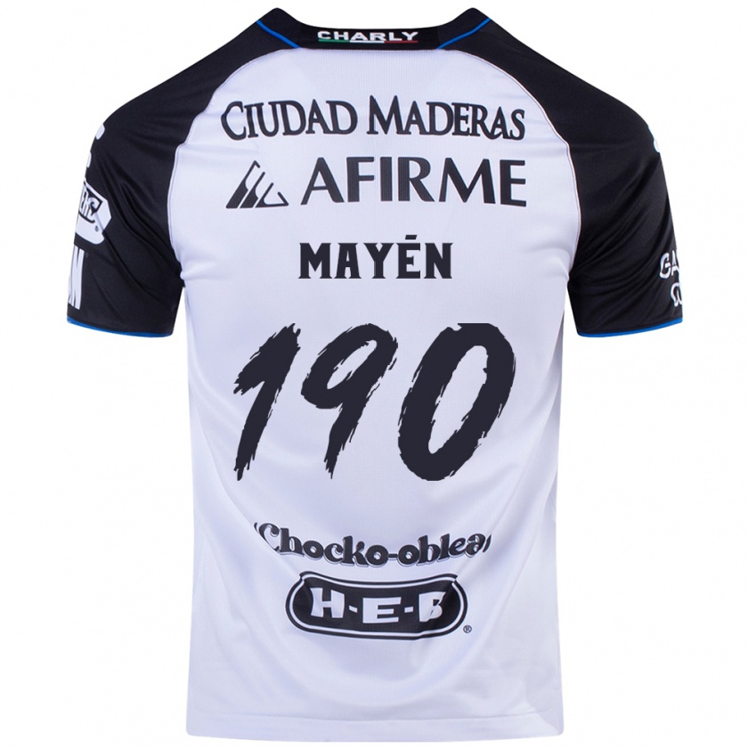 Kandiny Niño Camiseta Eduardo Mayén #190 Azul Negro 1ª Equipación 2024/25 La Camisa