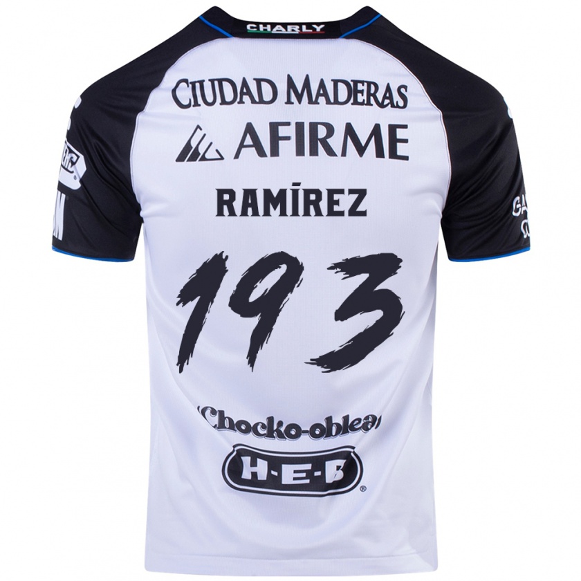 Kandiny Bambino Maglia Ángel Ramírez #193 Nero Blu Kit Gara Home 2024/25 Maglietta