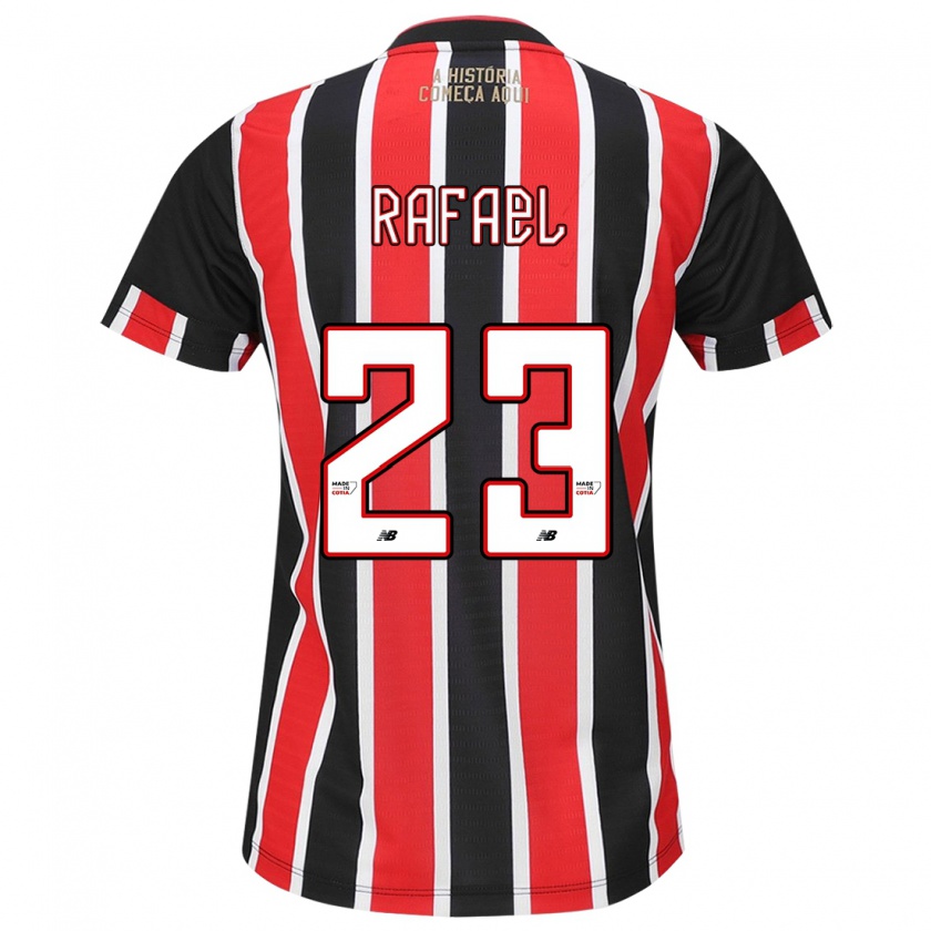 Kandiny Kinder Rafael #23 Schwarz Rot Weiß Auswärtstrikot Trikot 2024/25 T-Shirt Österreich