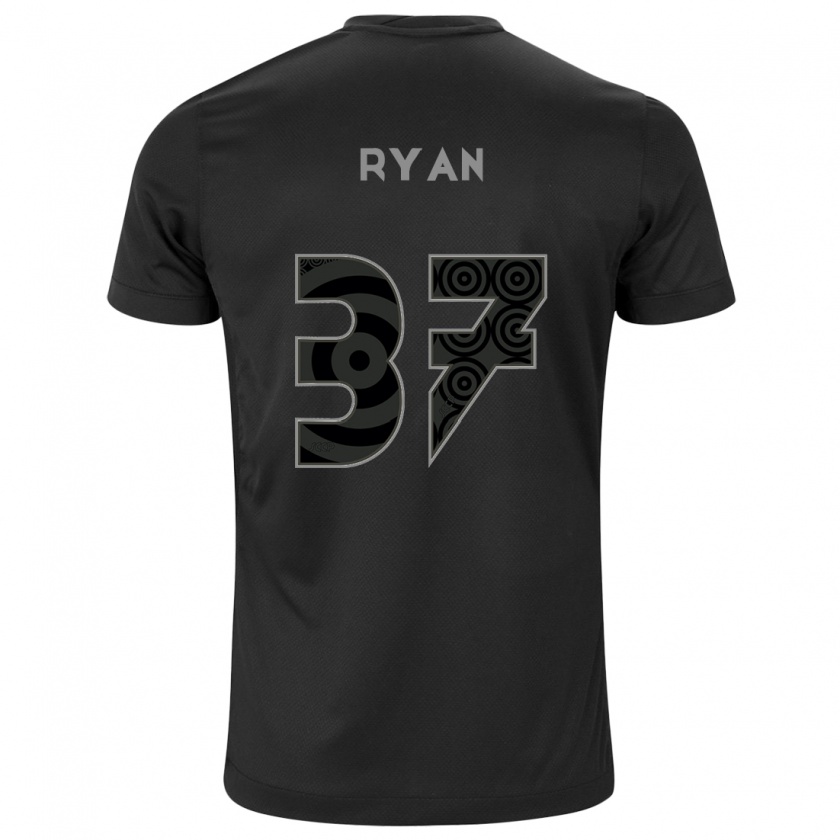 Kandiny Kinderen Ryan #37 Zwart Uitshirt Uittenue 2024/25 T-Shirt België