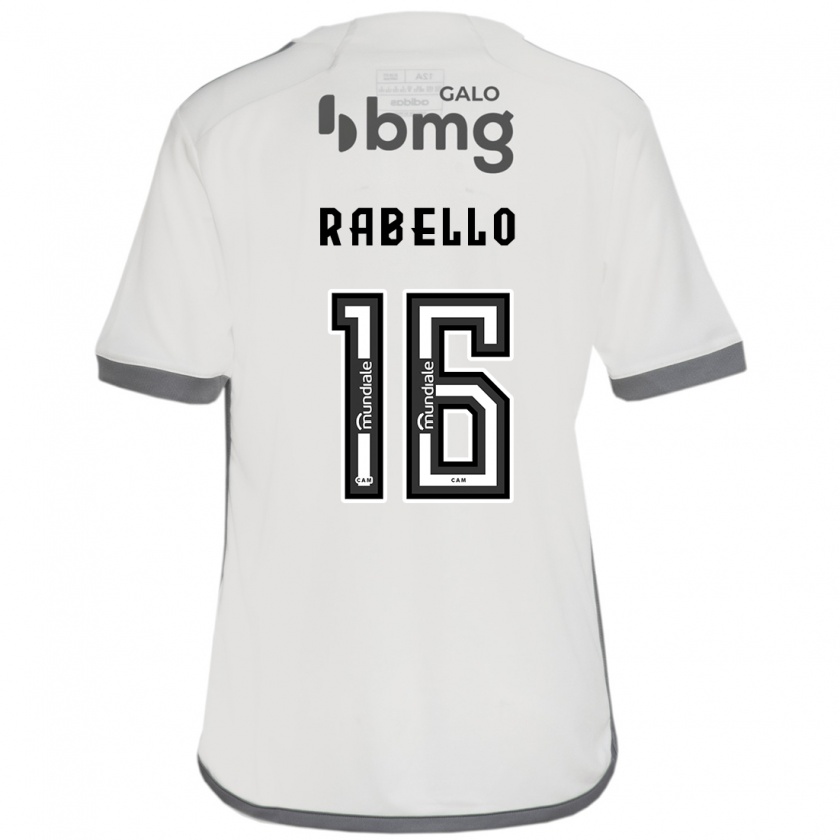 Kandiny Niño Camiseta Igor Rabello #16 Blanquecino 2ª Equipación 2024/25 La Camisa