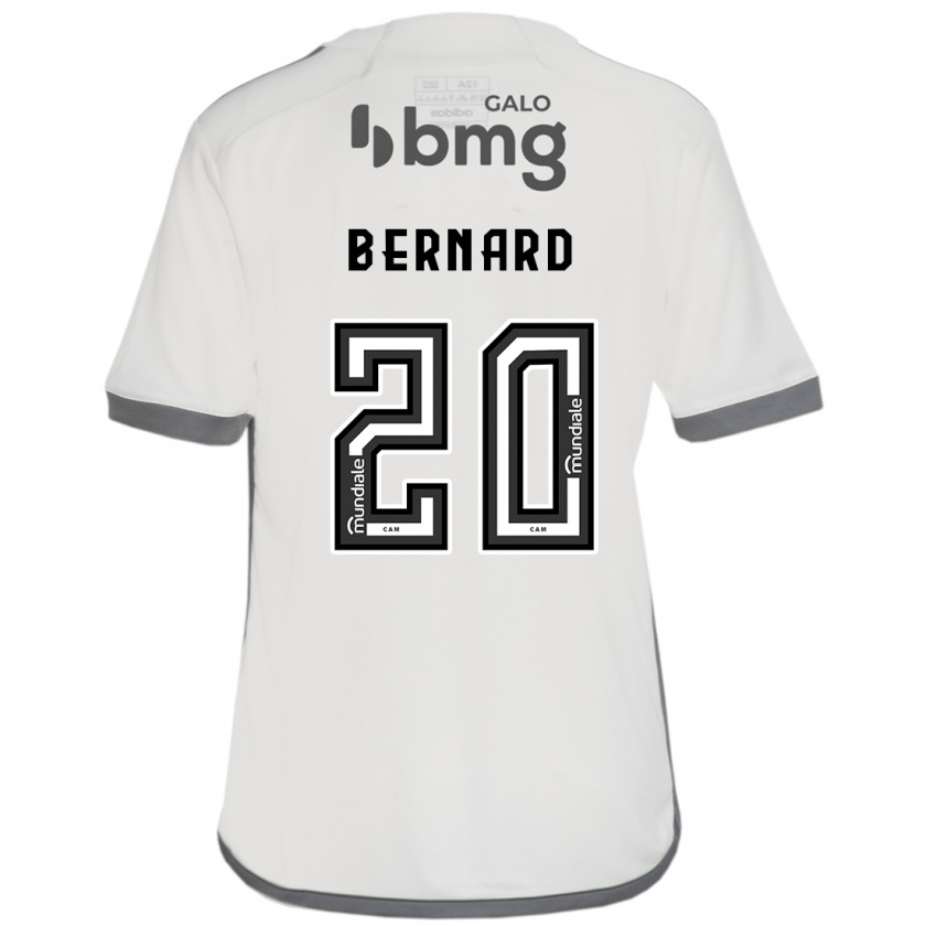 Kandiny Kinderen Bernard #20 Gebroken Wit Uitshirt Uittenue 2024/25 T-Shirt België