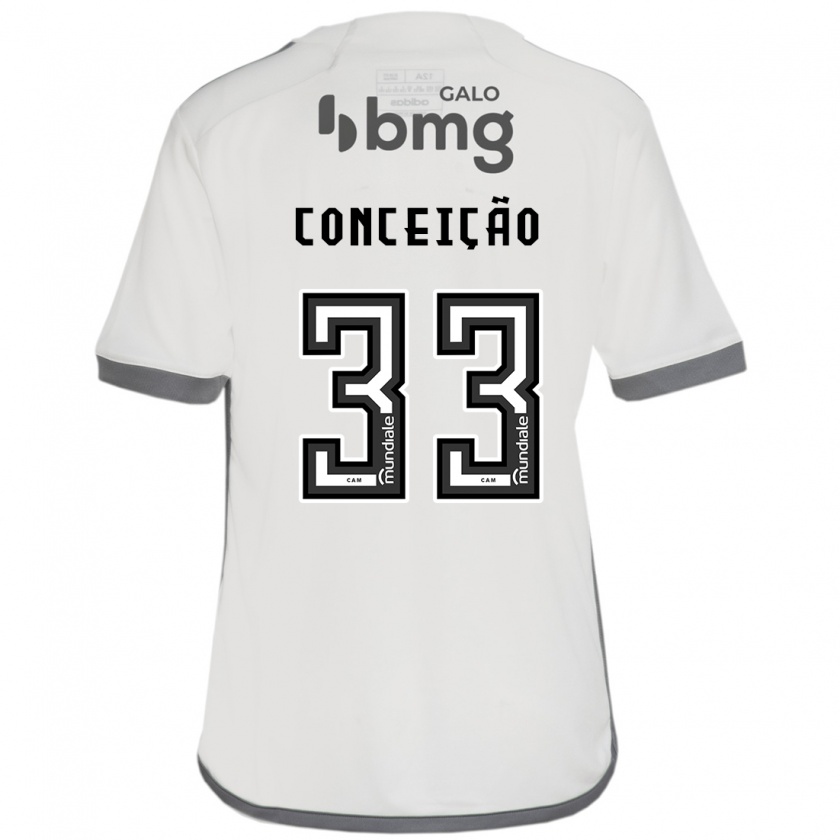 Kandiny Kinderen Robert Conceição #33 Gebroken Wit Uitshirt Uittenue 2024/25 T-Shirt België