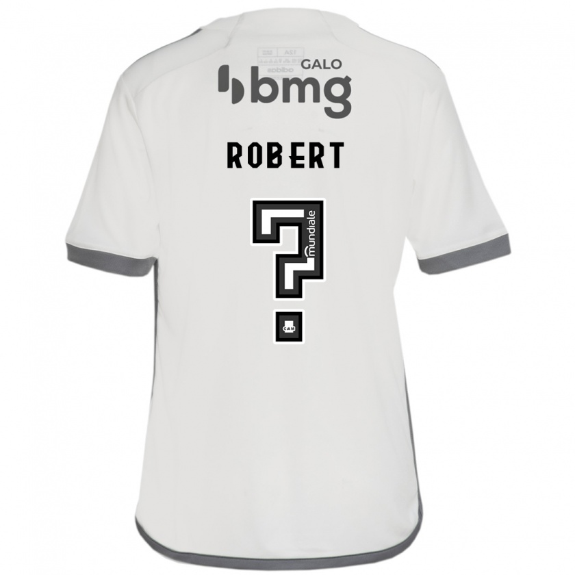 Kandiny Kinderen Robert Pinto #0 Gebroken Wit Uitshirt Uittenue 2024/25 T-Shirt