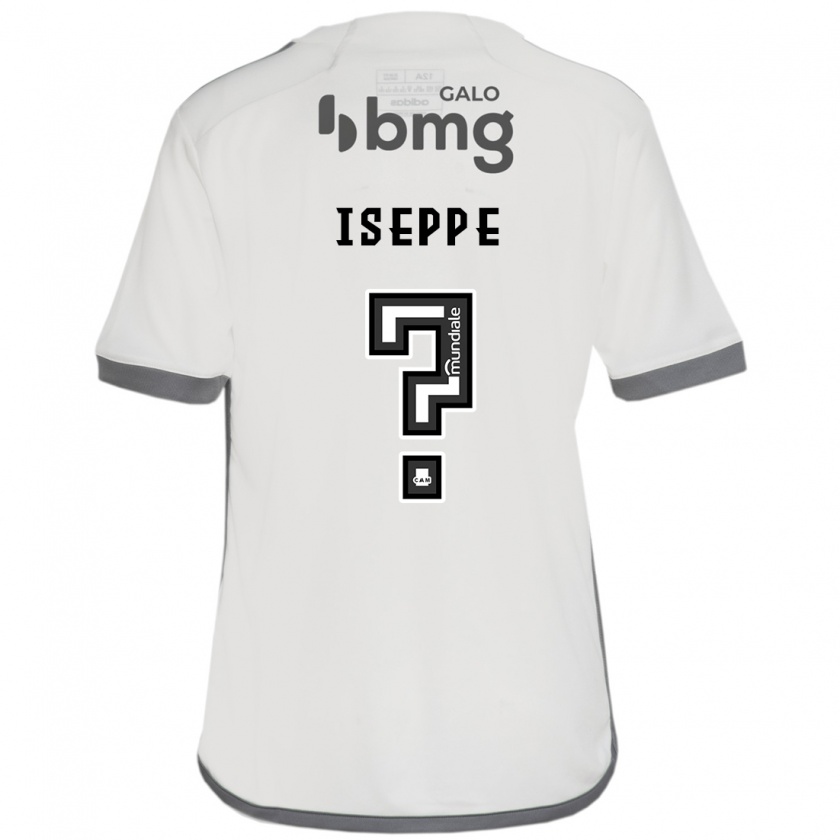 Kandiny Kinderen Mateus Iseppe #0 Gebroken Wit Uitshirt Uittenue 2024/25 T-Shirt België