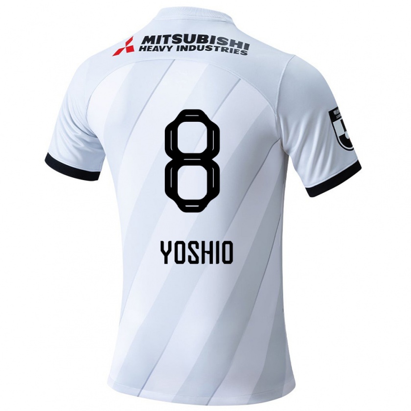 Kandiny Kinder Yoshio Koizumi #8 Weiß Grau Auswärtstrikot Trikot 2024/25 T-Shirt Österreich