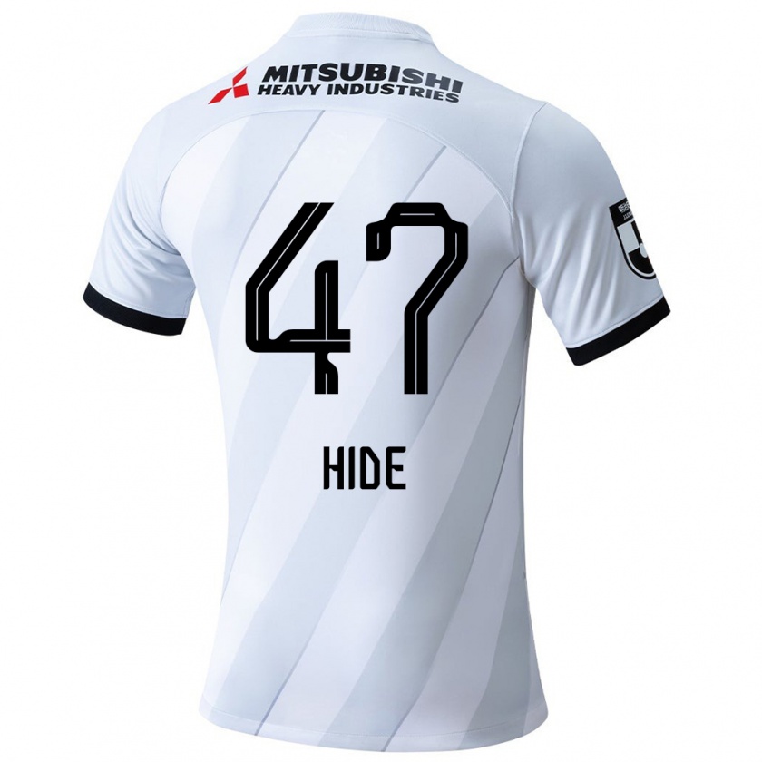 Kandiny Kinder Hidetoshi Takeda #47 Weiß Grau Auswärtstrikot Trikot 2024/25 T-Shirt Österreich