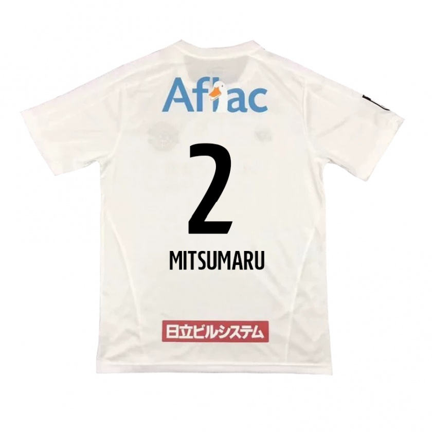 Kandiny Niño Camiseta Hiromu Mitsumaru #2 Blanco Negro 2ª Equipación 2024/25 La Camisa