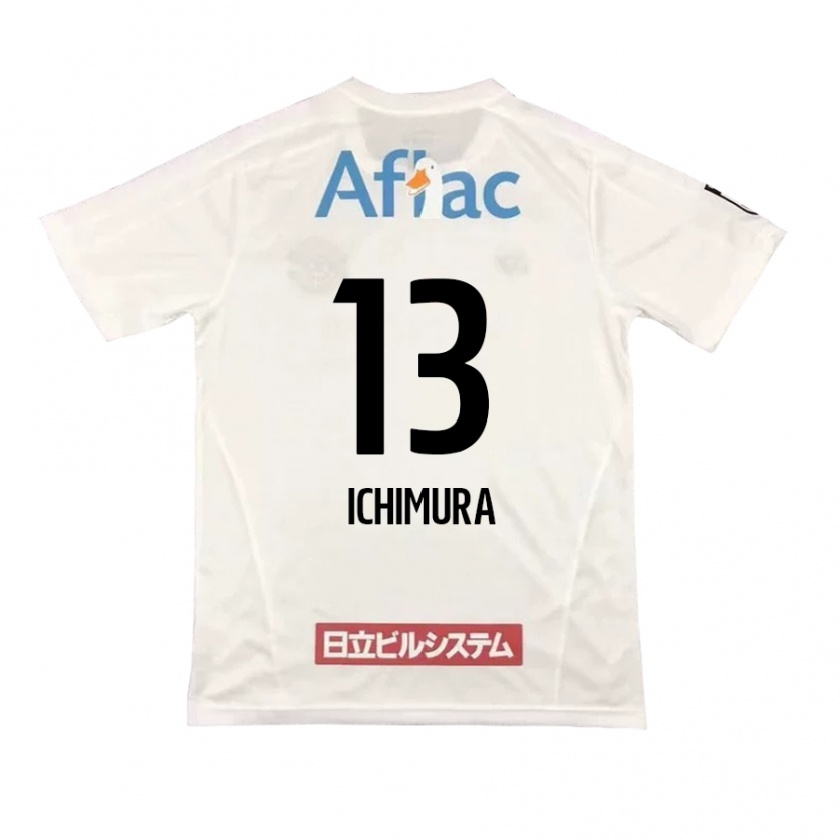 Kandiny Kinder Ken Ichimura #13 Weiß Schwarz Auswärtstrikot Trikot 2024/25 T-Shirt Österreich