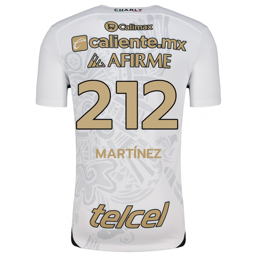 Kandiny Kinderen Juan Martínez #212 Wit Zwart Uitshirt Uittenue 2024/25 T-Shirt