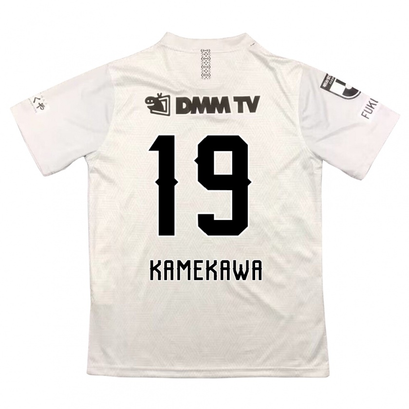 Kandiny Kinder Masashi Kamekawa #19 Grauschwarz Auswärtstrikot Trikot 2024/25 T-Shirt Österreich