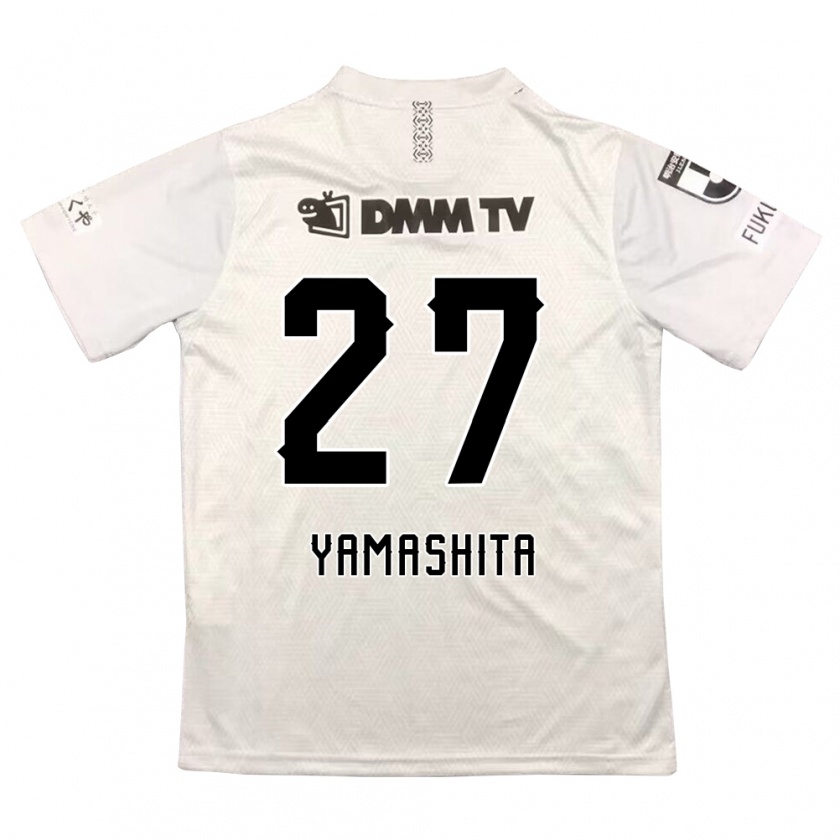 Kandiny Niño Camiseta Sotaro Yamashita #27 Gris Negro 2ª Equipación 2024/25 La Camisa