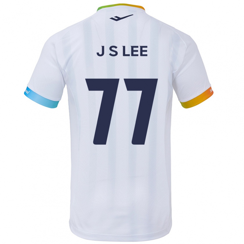 Kandiny Kinder Seung-Joon Lee #77 Weiß Blau Auswärtstrikot Trikot 2024/25 T-Shirt Österreich