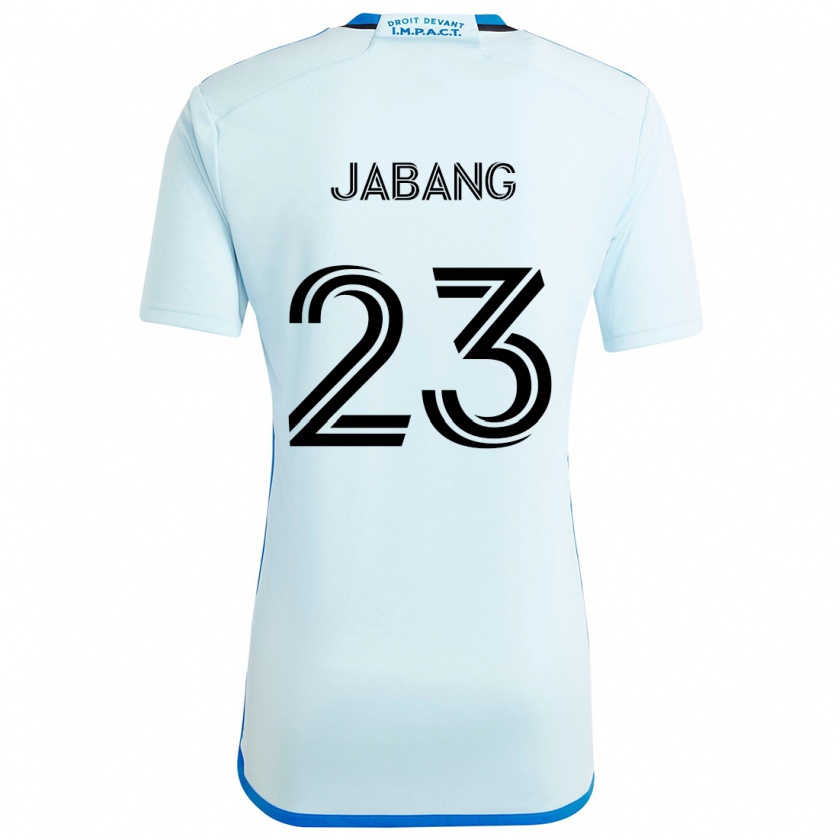 Kandiny Niño Camiseta Ousman Jabang #23 Azul Hielo 2ª Equipación 2024/25 La Camisa