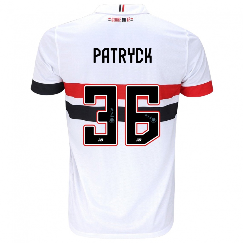 Kandiny Herren Patryck #36 Weiß Rot Schwarz Heimtrikot Trikot 2024/25 T-Shirt Österreich