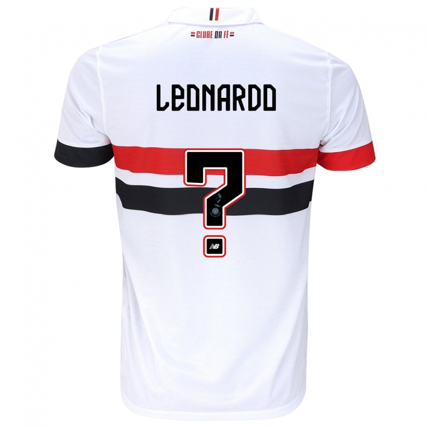 KandinyメンズHugo Leonardo#0白 赤 黒ホームシャツ2024/25ジャージーユニフォーム