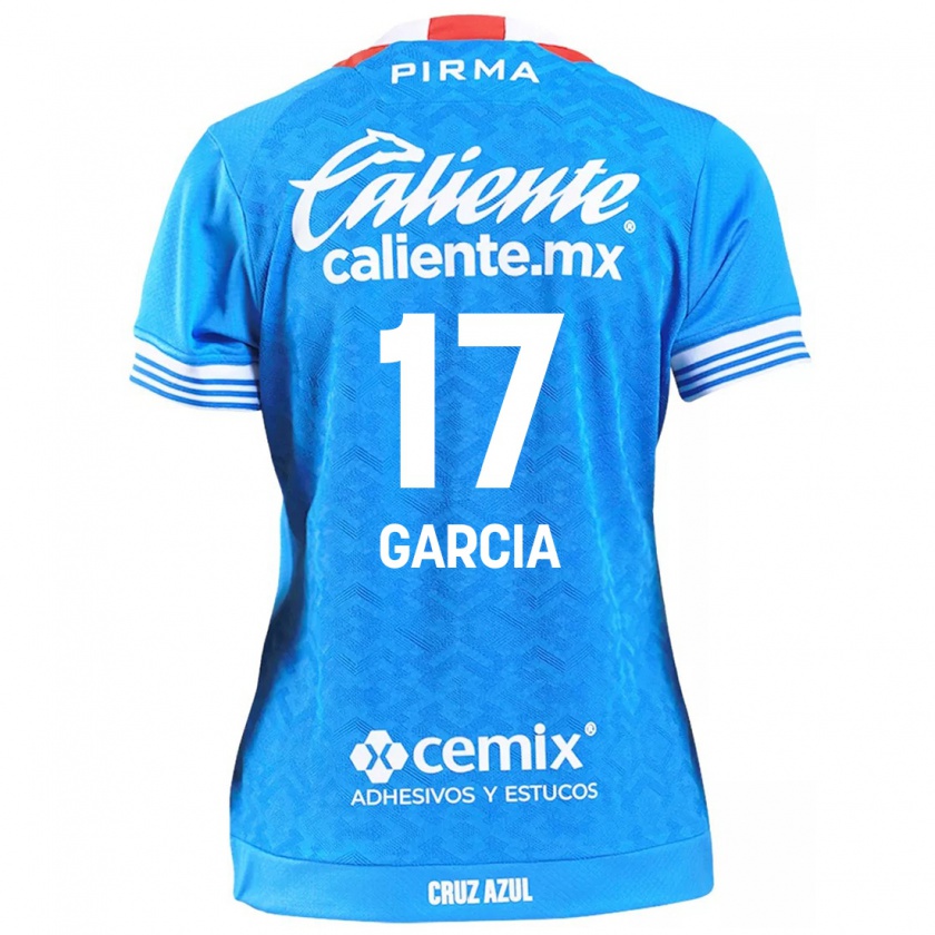 Kandiny Hombre Camiseta Amaury García #17 Cielo Azul 1ª Equipación 2024/25 La Camisa México