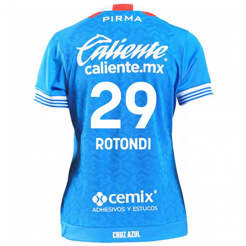 Kandiny Hombre Camiseta Carlos Rotondi #29 Cielo Azul 1ª Equipación 2024/25 La Camisa