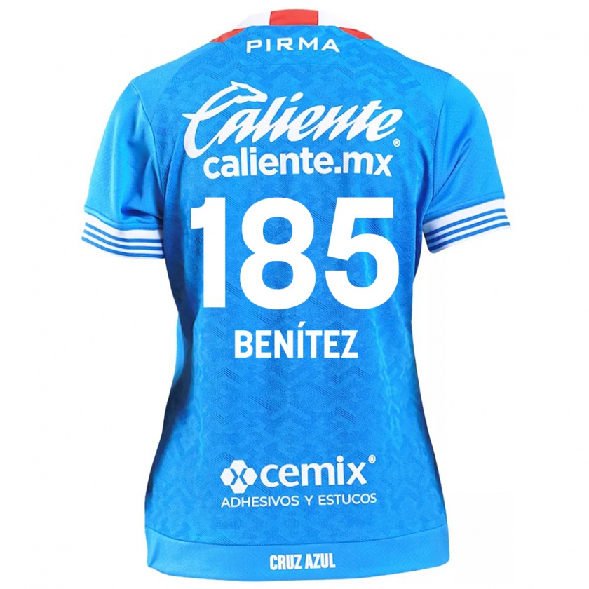 Kandiny Hombre Camiseta Cristopher Benítez #185 Cielo Azul 1ª Equipación 2024/25 La Camisa