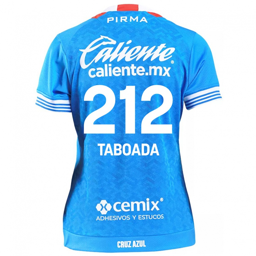 Kandiny Hombre Camiseta Víctor Taboada #212 Cielo Azul 1ª Equipación 2024/25 La Camisa México