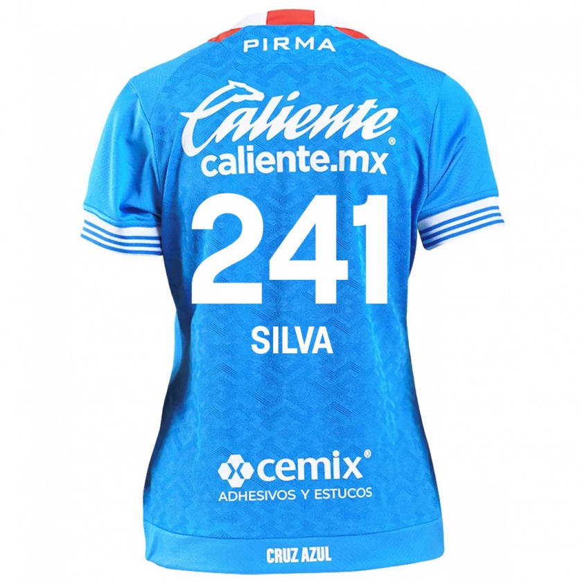 Kandiny Heren Iván Silva #241 Hemelsblauw Thuisshirt Thuistenue 2024/25 T-Shirt België