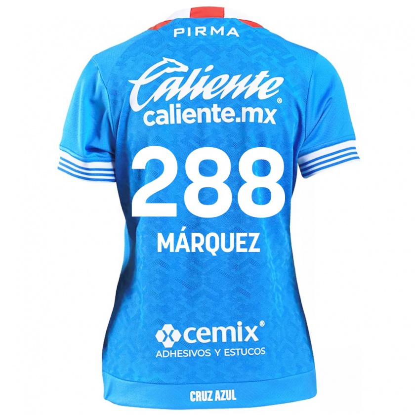 Kandiny Hombre Camiseta Víctor Márquez #288 Cielo Azul 1ª Equipación 2024/25 La Camisa México