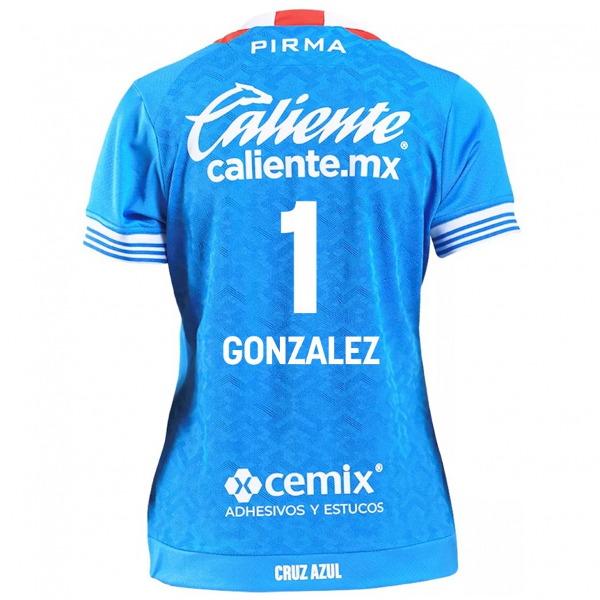 Kandiny Hombre Camiseta Itzayana Gonzalez #1 Cielo Azul 1ª Equipación 2024/25 La Camisa