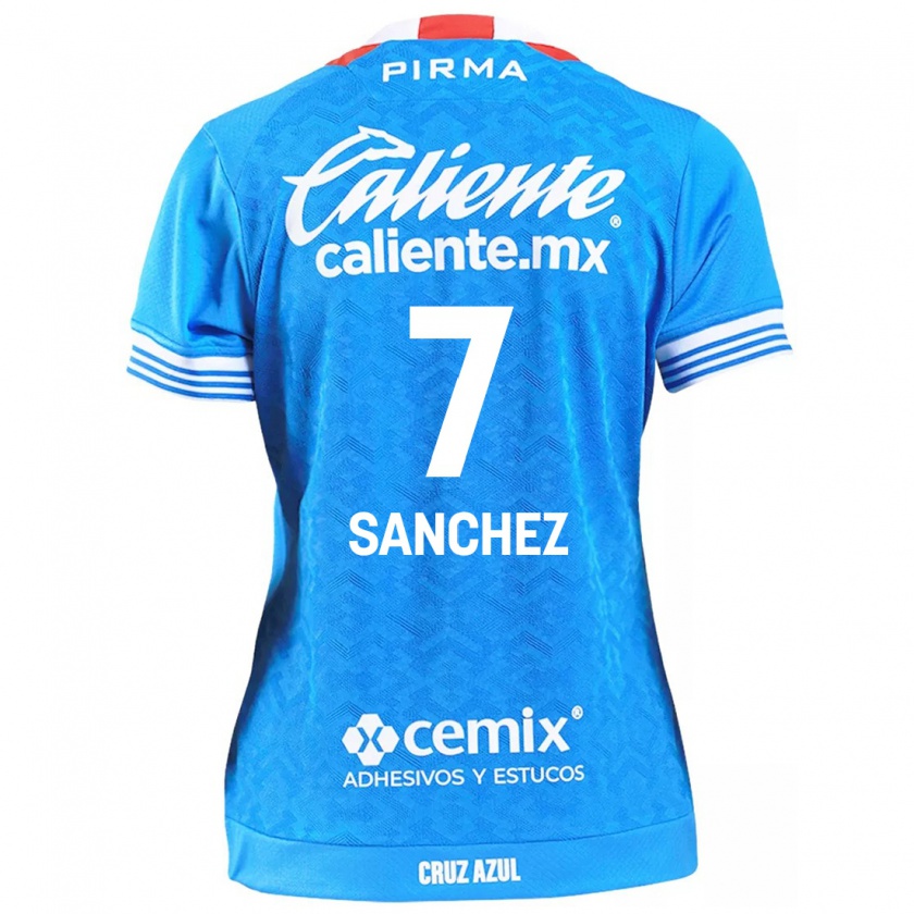 Kandiny Heren Andrea Sanchez #7 Hemelsblauw Thuisshirt Thuistenue 2024/25 T-Shirt België