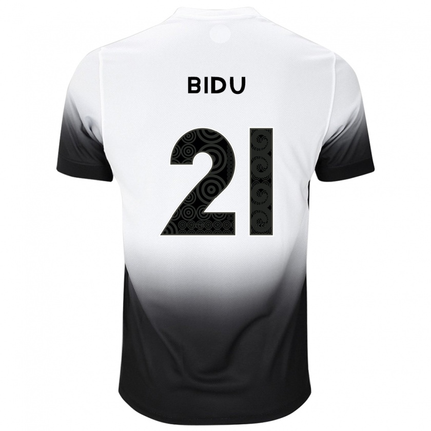 Kandiny Herren Matheus Bidu #21 Weiß Schwarz Heimtrikot Trikot 2024/25 T-Shirt Österreich