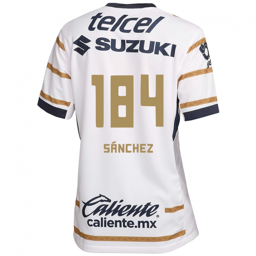 Kandiny Hombre Camiseta Manuel Sánchez #184 Obsidiana Blanca 1ª Equipación 2024/25 La Camisa