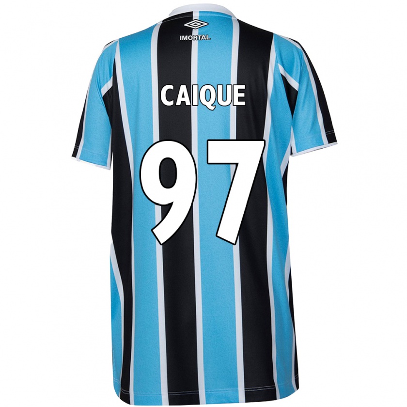 Kandiny Uomo Maglia Caíque #97 Blu Nero Bianco Kit Gara Home 2024/25 Maglietta