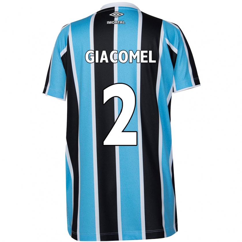 Kandiny Hombre Camiseta Laís Giacomel #2 Azul Negro Blanco 1ª Equipación 2024/25 La Camisa