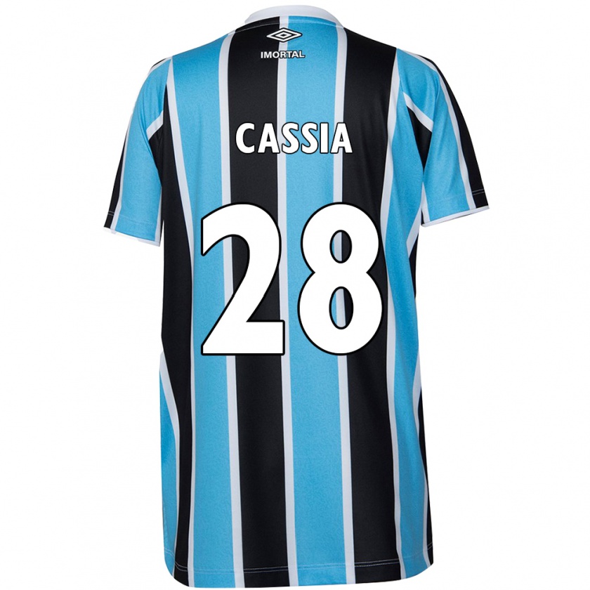 Kandiny Hombre Camiseta Cássia #28 Azul Negro Blanco 1ª Equipación 2024/25 La Camisa