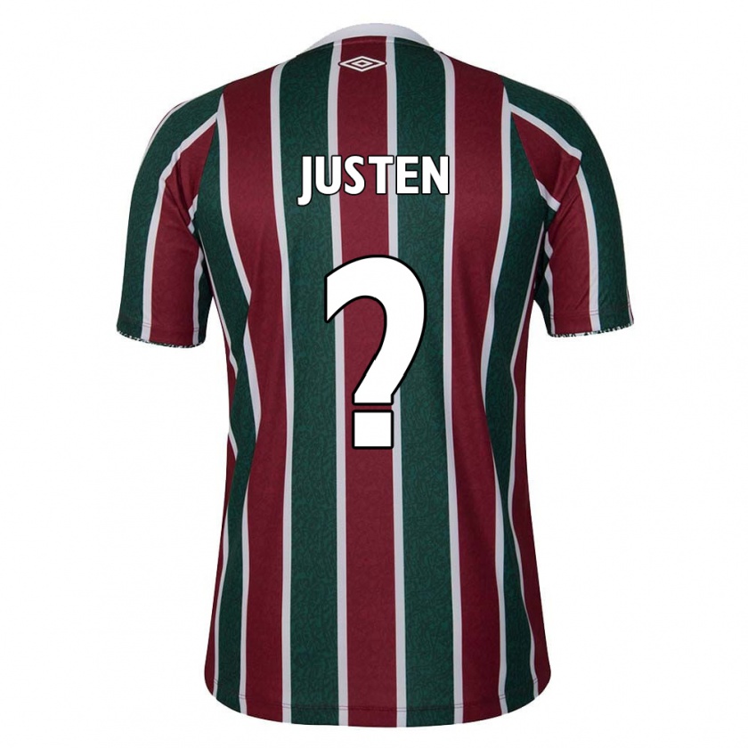 Kandiny Herren Justen #0 Grün Kastanienbraun Weiß Heimtrikot Trikot 2024/25 T-Shirt Österreich