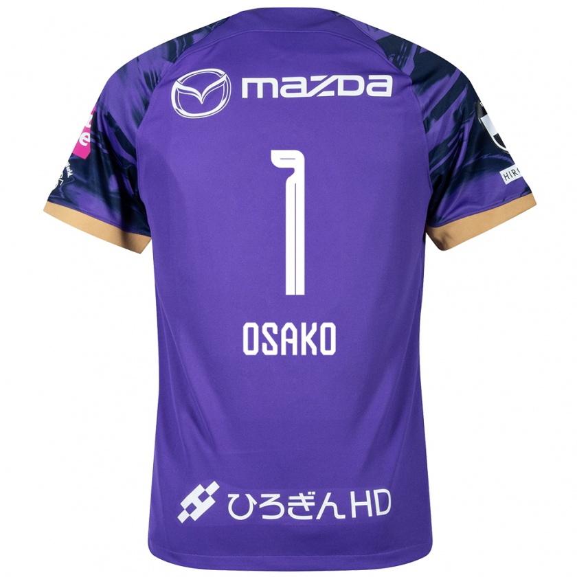 Kandiny Uomo Maglia Keisuke Osako #1 Viola Bianco Kit Gara Home 2024/25 Maglietta