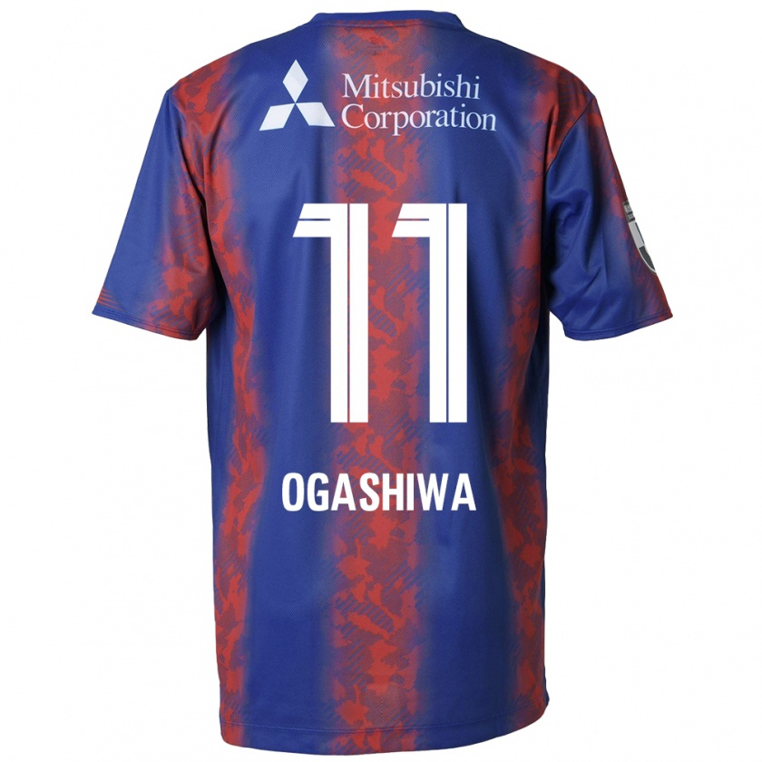 Kandiny Hombre Camiseta Tsuyoshi Ogashiwa #11 Azul Rojo 1ª Equipación 2024/25 La Camisa