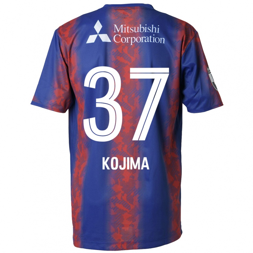 Kandiny Uomo Maglia Satsuki Kojima #37 Blu Rosso Kit Gara Home 2024/25 Maglietta