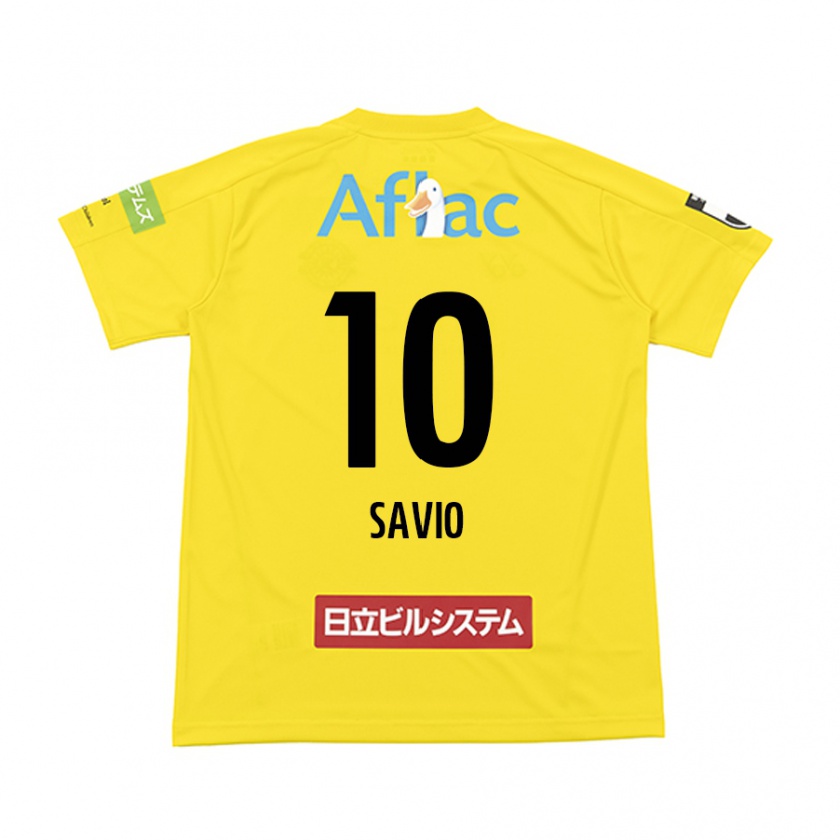 Kandiny Heren Matheus Savio #10 Geel Zwart Thuisshirt Thuistenue 2024/25 T-Shirt België