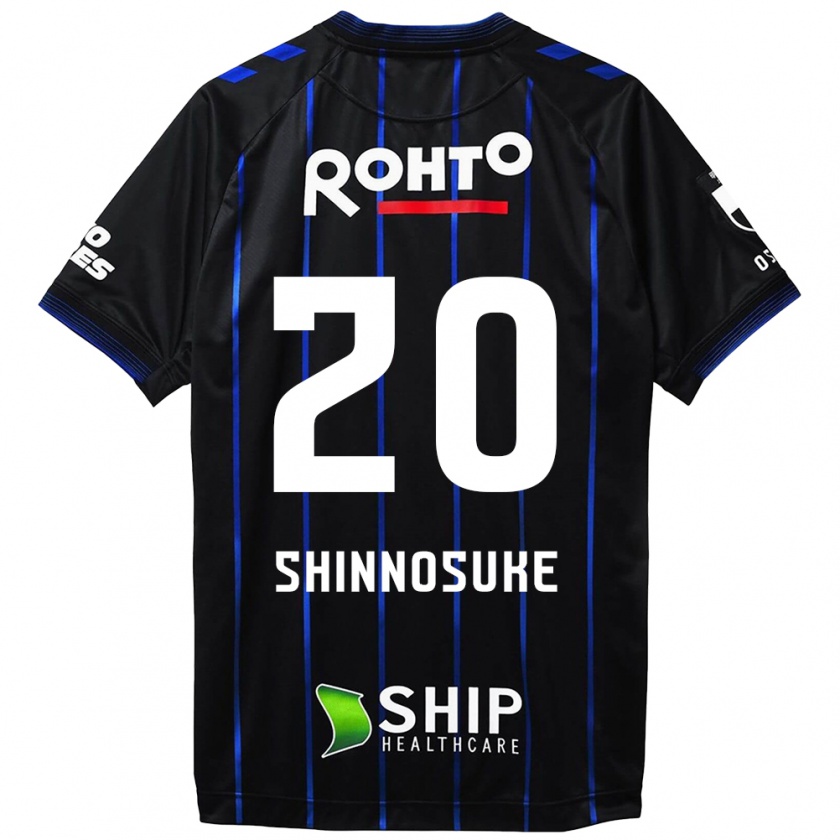 Kandiny Hombre Camiseta Shinnosuke Nakatani #20 Azul Negro 1ª Equipación 2024/25 La Camisa