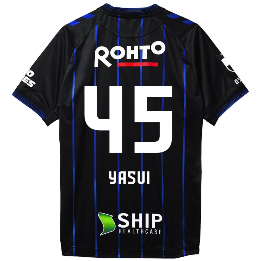 Kandiny Hombre Camiseta Tsukasa Yasui #45 Azul Negro 1ª Equipación 2024/25 La Camisa