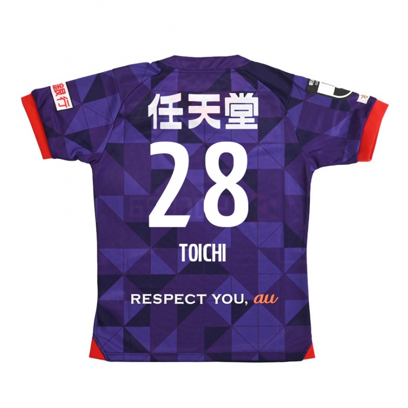 Kandiny Heren Toichi Suzuki #28 Paars Wit Thuisshirt Thuistenue 2024/25 T-Shirt België