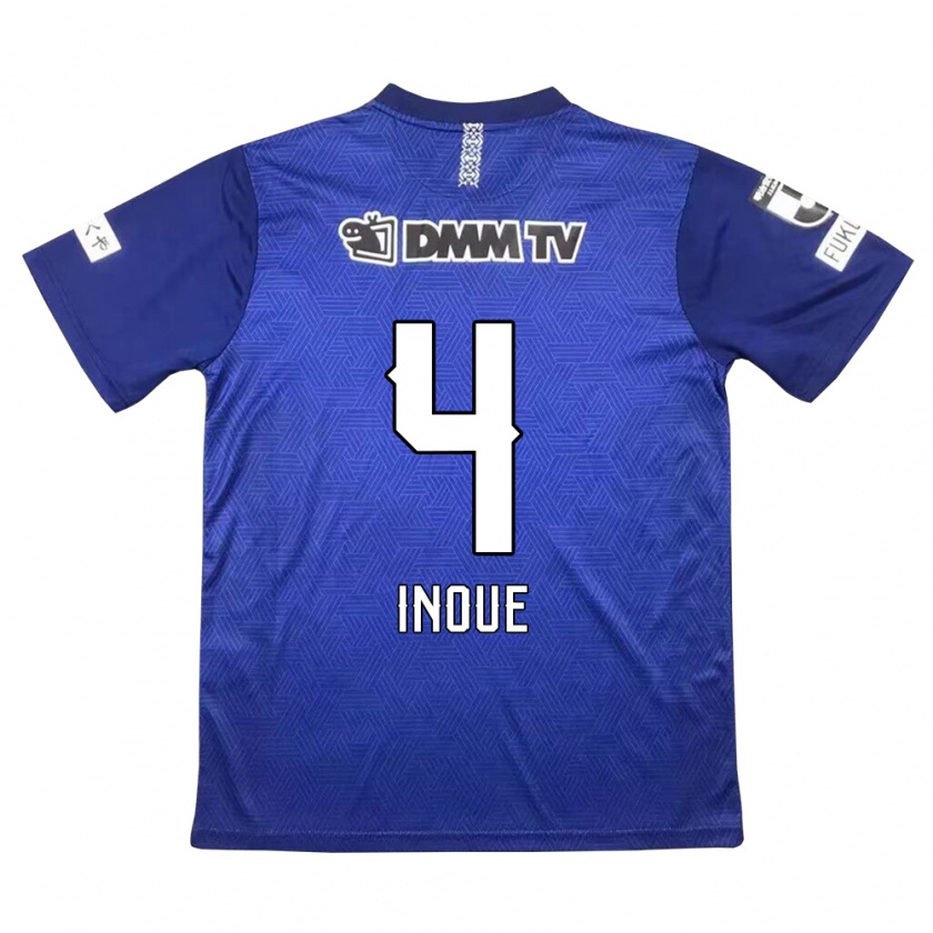 Kandiny Hombre Camiseta Seiya Inoue #4 Azul Oscuro 1ª Equipación 2024/25 La Camisa